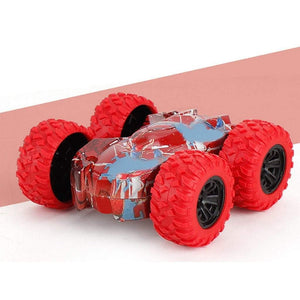 Planet Gates Friction Car Double-sided Graffiti Stunt Car 4wd Off-road Car Model Vehicle Children's Toy Die-casting Pull Back Racing Car