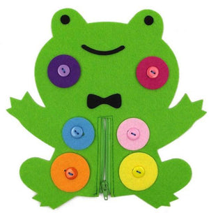 Planet Gates Frog  21X20.8cm Teaching Kindergarten Manual DIY Weave Cloth Baby Early Learning Education Toys Montessori Teaching Aids Math Toys