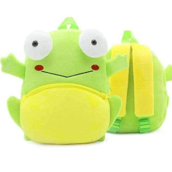 Planet Gates Frog Children School Backpack Cartoon Rainbow Unicorn Design Soft Plush Material For Toddler Baby Girls Kindergarten Kids School Bags