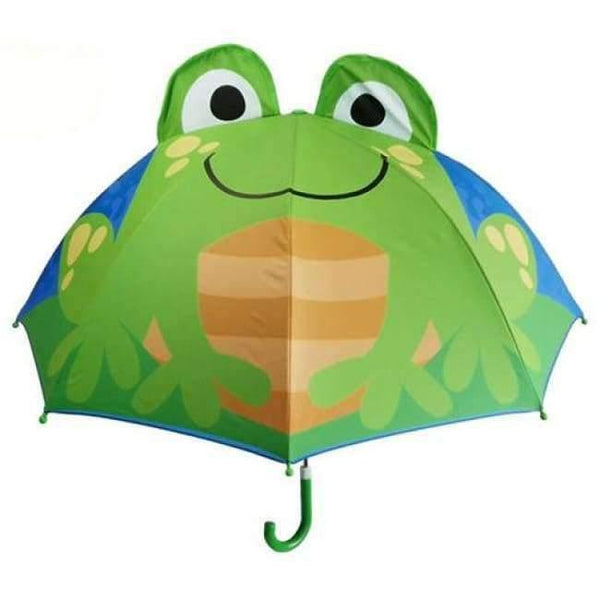 Planet Gates frog2 Cartoon Children Umbrella animation creative  long-handled 3D ear modeling kids umbrella For boys girls