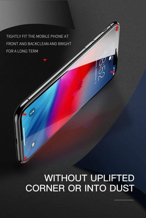 Planet Gates Front Back Glass / For iPhone Xs 5.8 Baseus Front Screen Protector + Back Tempered Glass For iPhone Xs Xs Max XR 2018 Protective Glass 9H Thin Full Coverage Glass