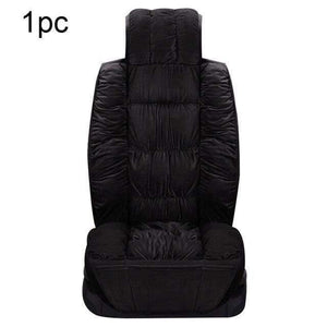 Planet Gates Front Black 1pc / Russian Federation Automobiles Seat Cover Plush Car Seat Covers Interior Seat Cushion Warm Universal For Winter Protector Carpet Mats Accessories