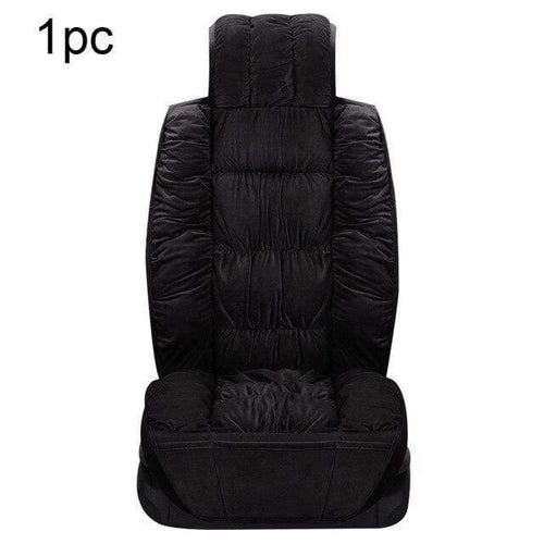 Planet Gates Front Black 1pc / Russian Federation Automobiles Seat Cover Plush Car Seat Covers Interior Seat Cushion Warm Universal For Winter Protector Carpet Mats Accessories