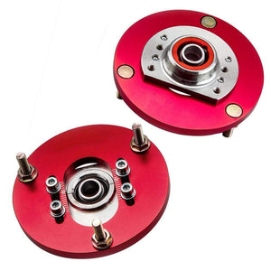 Planet Gates Front Camber Plate Top Upper Mount for BMW 3 Series E46 316i 318i 320i 323 325 98-05 Pillow Ball Front Upper Mount Coilover 2PCS