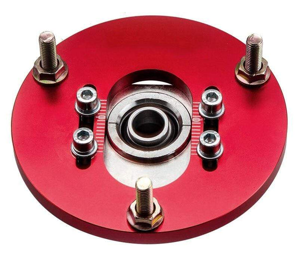 Planet Gates Front Camber Plate Top Upper Mount for BMW 3 Series E46 316i 318i 320i 323 325 98-05 Pillow Ball Front Upper Mount Coilover 2PCS