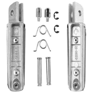 Planet Gates Front Footrest Foot pegs For Yamaha FJR1300 FZ1 FZ6 FZ6R YZF 1000 R1 FZS 600 1998-2004 99 00 01 02 FZS600 Motorcycle