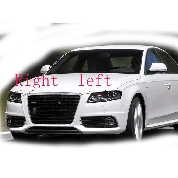 Planet Gates Front headlights headlights glass mask lamp cover transparent shell lamp  masks For Audi A4 B8 2008-2012 Free shipping 2 PCS