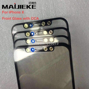 Planet Gates Front Screen Outer Glass Len with OCA Assembly for iPhone X Touch Panel Replacement Repair Parts