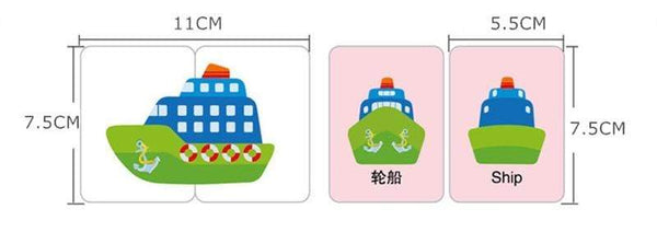 Planet Gates Fruit Animal Cognition Card Puzzle Game For Baby Toddler Montessori Matching Game 3D Jigsaw Kids Early Learning Educational Gift