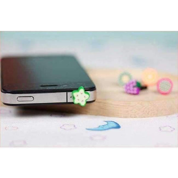 Planet Gates Fruit Dust Plug Dust Cap For Iphone Samsung 3.5mm Universal Earphone Headphone Mobile Phone Accessory