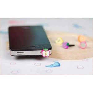 Planet Gates Fruit Dust Plug Dust Cap For Iphone Samsung 3.5mm Universal Earphone Headphone Mobile Phone Accessory
