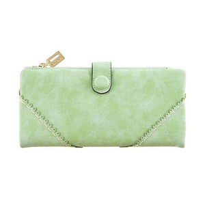 Planet Gates Fruit green Wallet Luxury Brand Women Wallets Fashion Hasp PU Leather Wallet Female Purse Clutch Money Women Wallet Coin Purse zk30