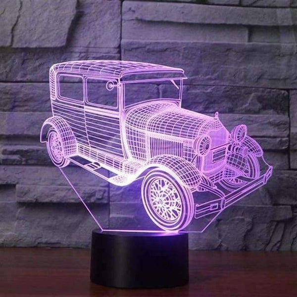 Planet Gates FS-3610 classic car shape small night light touch switch for home Decor or gift support USB