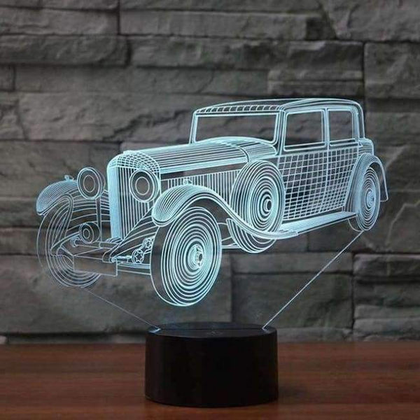 Planet Gates FS-3695 classic car shape small night light touch switch for home Decor or gift support USB