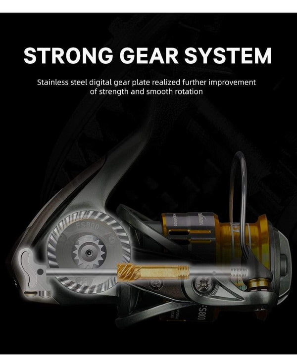 Planet Gates FS 800 1000 2000 Ultra Light Spool Carp Fishing Spinning Reel Surfing Bait Freshwater Saltwater Spinning Fishing Reels