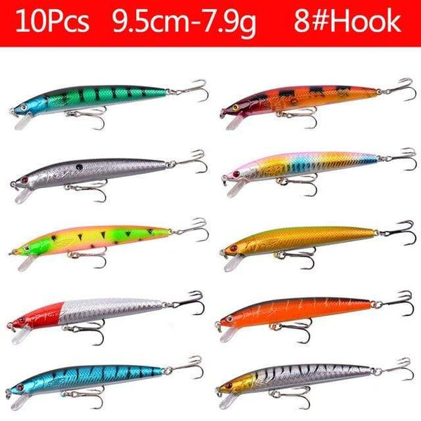 Planet Gates FS0383 Fishing Lure Set Fishing Hard Bait Mini Minnow Floating Swing Crankbait Crazy Wobblers Artificial Bionic Crank Lures