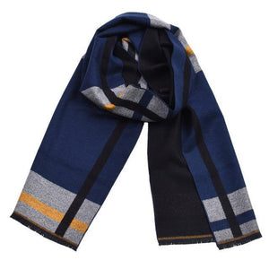 Planet Gates FS2090 1 / 180CM X 30CM Winter Cashmere Scarf Men Colorful Tassel Scarves Pashmina Wrap Shawl Bufanda Echarpe
