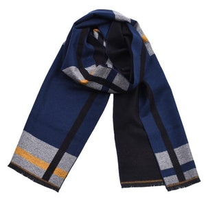 Planet Gates FS2090 1 / 180CM X 30CM Winter Cashmere Scarf Men Colorful Tassel Scarves Pashmina Wrap Shawl Bufanda Echarpe