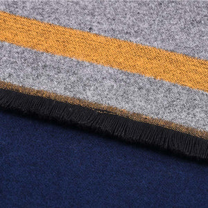 Planet Gates FS2090 1 / 180CM X 30CM Winter Cashmere Scarf Men Colorful Tassel Scarves Pashmina Wrap Shawl Bufanda Echarpe