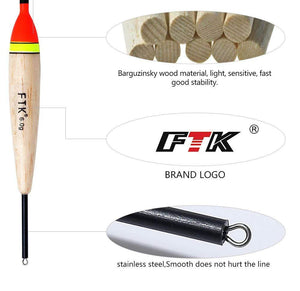 Planet Gates FTK Barguzinsky Fir Light On The Dark 5Pcs/Lot Fishing Float Length  19-23cm Float Weight  2g-6g  For Carp Fishing