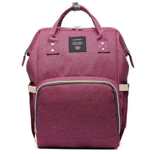 Planet Gates fuchsia Fashion  Maternity Nappy Bag Brand Large Capacity Baby Bag Travel Backpack Designer Nursing Bag for Baby Care!