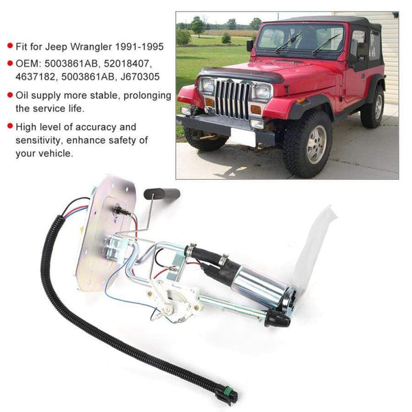 Planet Gates Fuel Pump Module Assembly Fit for Jeep Wrangler 1991-1995 5003861AB