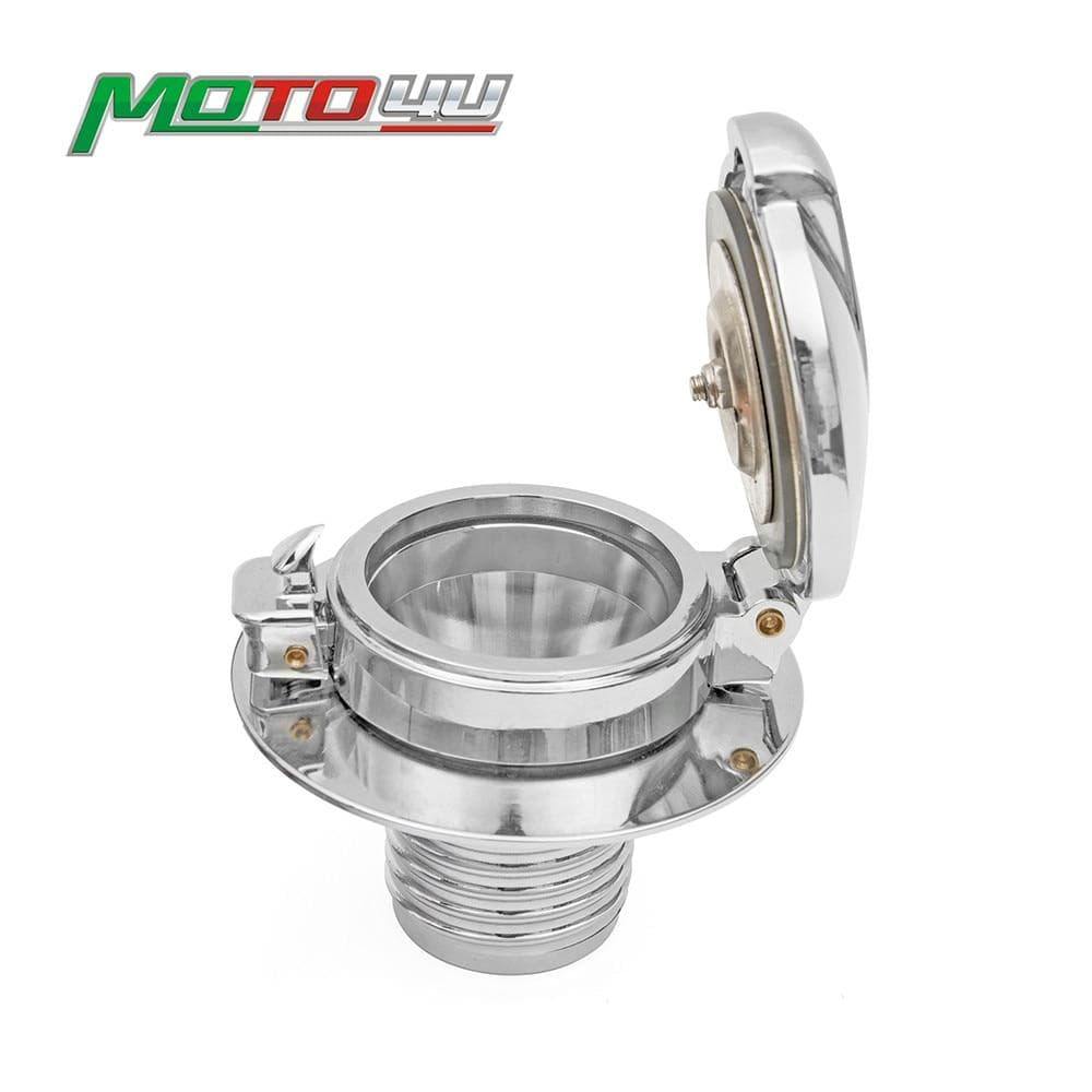 Fuel Tank Gas Cap Gloss Monza Style Motorcycle Parts For BMW R45 R65 R80 R90 90S 100R  R100 (Silver)