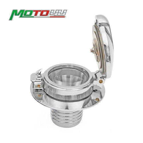 Fuel Tank Gas Cap Gloss Monza Style Motorcycle Parts For BMW R45 R65 R80 R90 90S 100R  R100 (Silver)