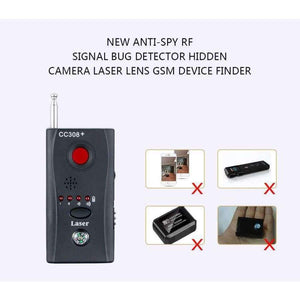 Planet Gates Fuers Full Range Signal Laser Detector Vibration LED Flashing Detection GSM Device Finder Personal Privacy Protection Security
