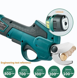 Planet Gates FUJIWARA Electric Pruning Scissors 0-25mm Pruning Shears 7.2V Lithium Battery Garden Pruner