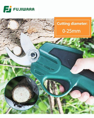 Planet Gates FUJIWARA Electric Pruning Scissors 0-25mm Pruning Shears 7.2V Lithium Battery Garden Pruner
