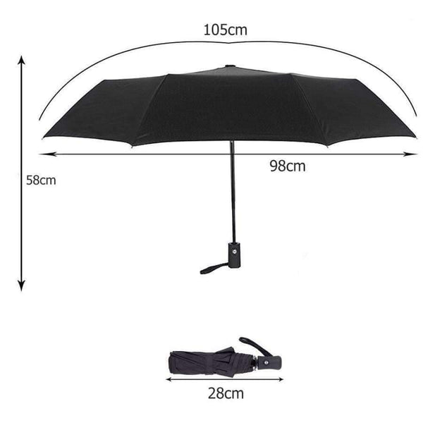 Planet Gates Full Automatic Umbrella Rain Women Men 3Folding Light and Durable 386g 8K Strong Umbrellas Kids Rainy Sunny Wholesale Price