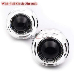 Planet Gates Full Circle Shrouds 3.0 D2S 4.0 Bi-xenon Projector Lenses Car Accessories For H4 Headlight Retrofit Automobiles DIY Brighter Than Koito Q5