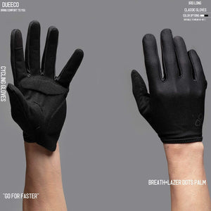 Planet Gates Full Finger Bicycle Gloves MTB MX Gloves XRD Pad Shock Absorbing Non-Slip Touch Screen Design For Men And Women