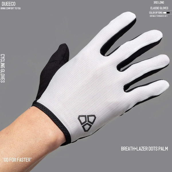 Planet Gates Full Finger Bicycle Gloves MTB MX Gloves XRD Pad Shock Absorbing Non-Slip Touch Screen Design For Men And Women