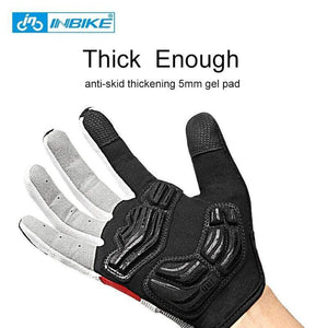 Planet Gates Full Finger Cycling Gloves MTB Bike Bicycle Equipment Riding Outdoor Sports Fitness Touch Screen GEL Padded Accessories