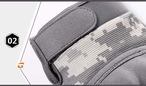 Planet Gates Full Finger Glove Airsoft Cycling Gloves Touch Screen Camouflage Tactical Mittens Military Combat Shooting Paintball Hiking Men