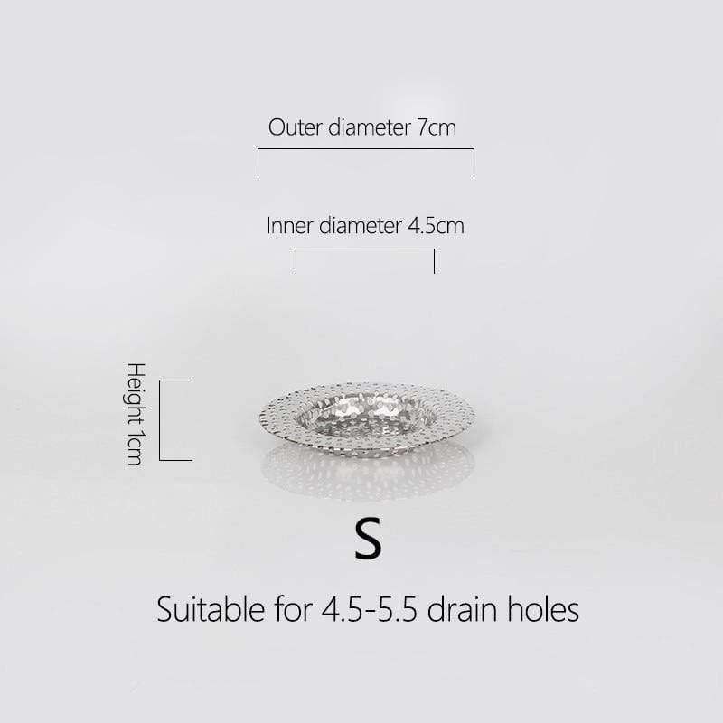 Full-hole Stainless Steel Bathroom Washbasin Hair Filter Kitchen Tools Sink Floor Drain Anti-blocking Home Accessories