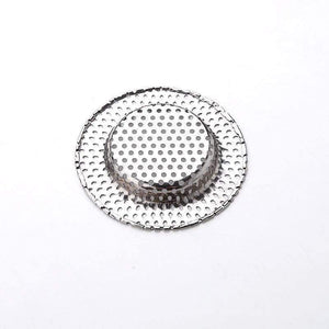 Full-hole Stainless Steel Bathroom Washbasin Hair Filter Kitchen Tools Sink Floor Drain Anti-blocking Home Accessories