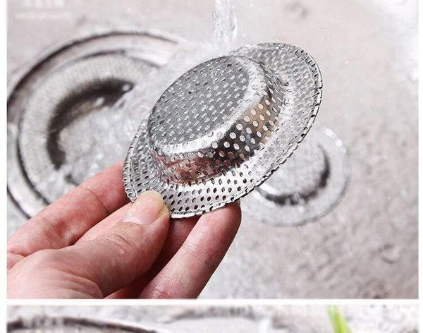 Full-hole Stainless Steel Bathroom Washbasin Hair Filter Kitchen Tools Sink Floor Drain Anti-blocking Home Accessories
