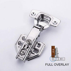 1pcs Hinge Stainless Steel Door Hydraulic Hinges Damper Buffer Soft Close For Cabinet Door Cupboard Furniture Hardware