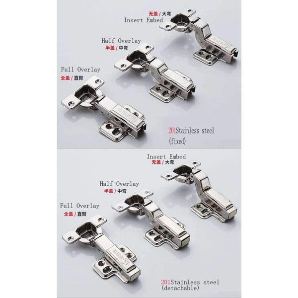 Planet Gates full overlay cold rolled steel Cabinet Hinges Kitchen Cabinets Door Damper Cupboard Brass Hydraulic,furniture Hardware Accessories,Detachable