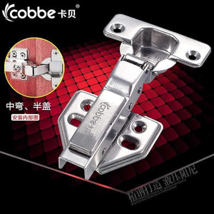 Planet Gates Full overlay Stainless Cabinet Hinges for Kitchen Furniture Hardware Cabinet Door Cupboard Brass Hydraulic Gas Spring Damper Soft Close,Fixed