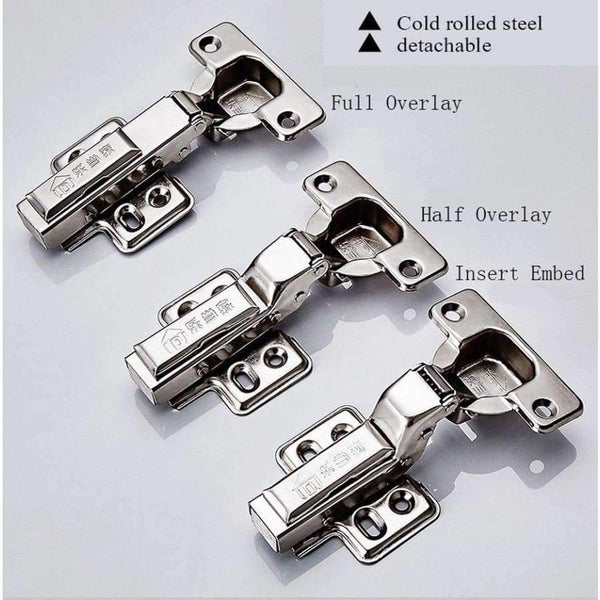 Planet Gates full overlay Stainless Cabinet Hinges Kitchen Cabinets Door Damper Cupboard Brass Hydraulic furniture Hardware Accessories Detachable Type