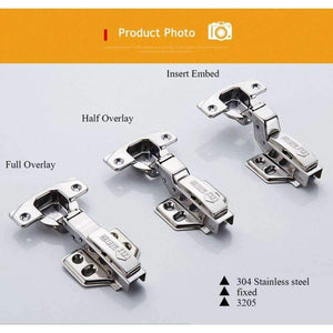 Planet Gates full overlay Stainless Cabinet Hinges Kitchen Cabinets Door Damper Cupboard Brass Hydraulic furniture Hardware Accessories Detachable Type