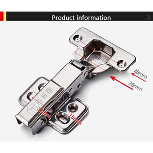 Planet Gates full overlay Stainless Cabinet Hinges Kitchen Cabinets Door Damper Cupboard Brass Hydraulic furniture Hardware Accessories Detachable Type