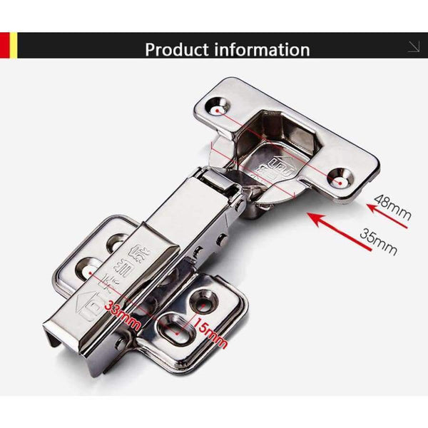 Planet Gates full overlay Stainless Cabinet Hinges Kitchen Cabinets Door Damper Cupboard Brass Hydraulic furniture Hardware Accessories Detachable Type