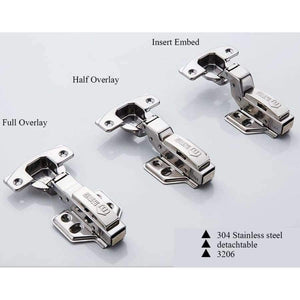 Planet Gates full overlay Stainless Cabinet Hinges Kitchen Cabinets Door Damper Cupboard Brass Hydraulic furniture Hardware Accessories Detachable Type