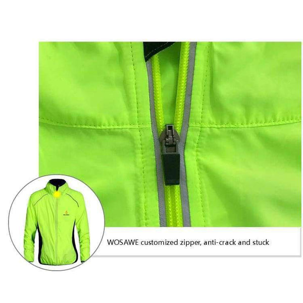 Planet Gates Full Sleeve black / L Tour de France Bicycle Cycling Jersey Sports Men Riding Breathable Reflective Cycle Clothing Bike Long Thin Wind Coat