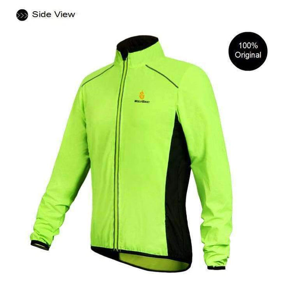 Planet Gates Full Sleeve black / L Tour de France Bicycle Cycling Jersey Sports Men Riding Breathable Reflective Cycle Clothing Bike Long Thin Wind Coat